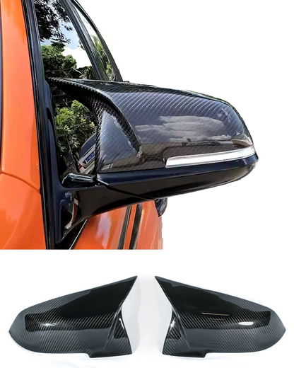 BMW F20/F21, F22/F23 F30 F31, F32 F33, F36, M-Look mirror caps genuine carbon fiber