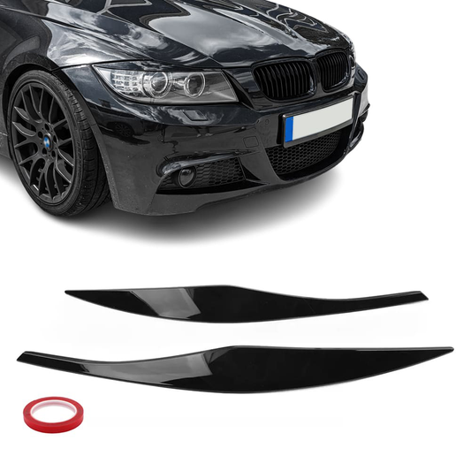 BMW E90 E91 Kiiltävän mustat valonluomet