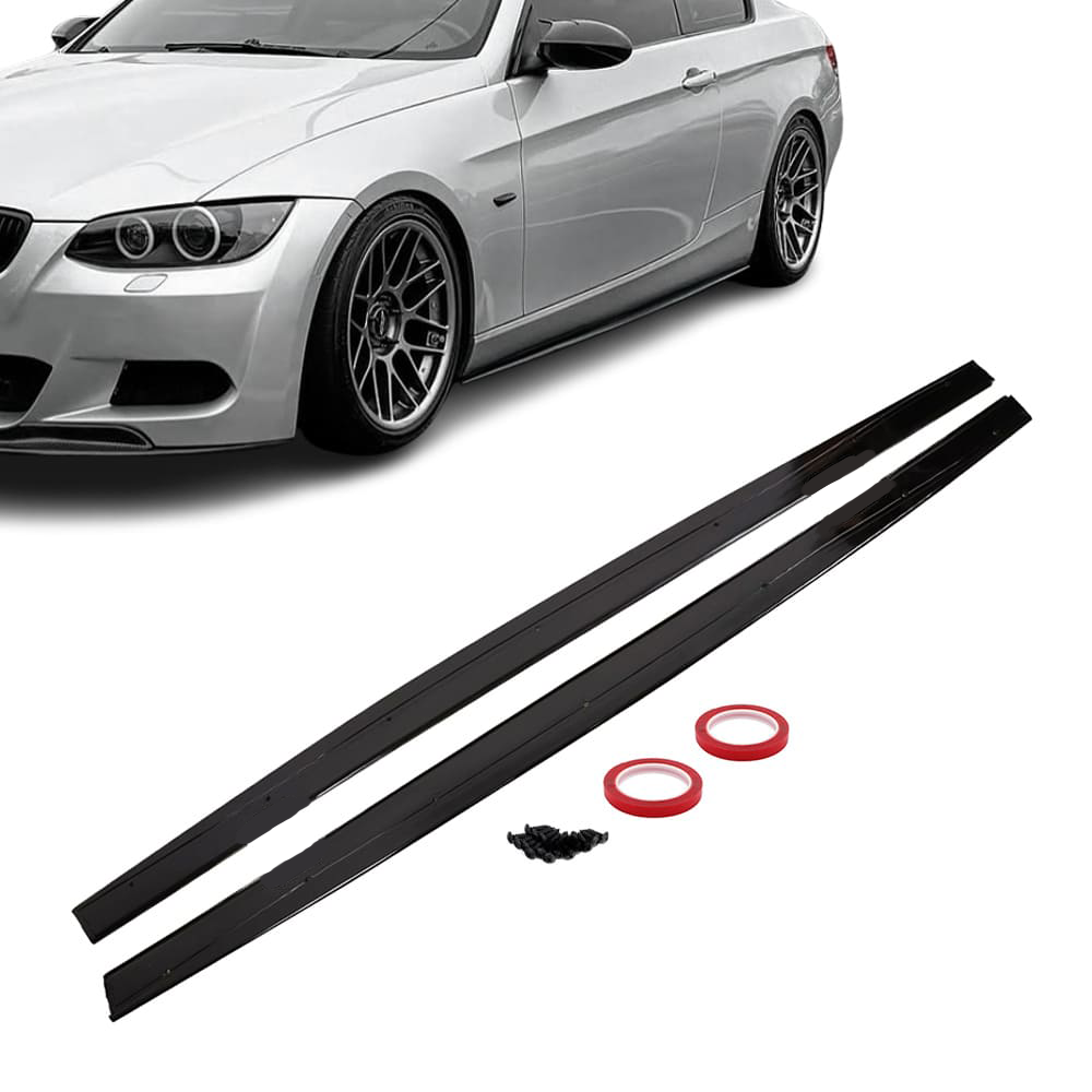 BMW E92 E93, M-Performance skirt inserts glossy black