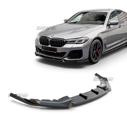BMW G30 G31 LCI Max Front Splitter, Gloss Black