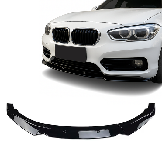 BMW F20 F21, Front bumper lip
 glossy black standard bumper