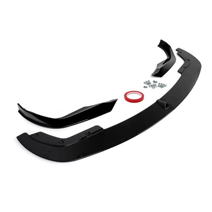 BMW G20 G21, AC style glossy black front spoiler