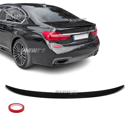 BMW 7-SERIES G11 G12, glossy black M Performance look rear spoiler