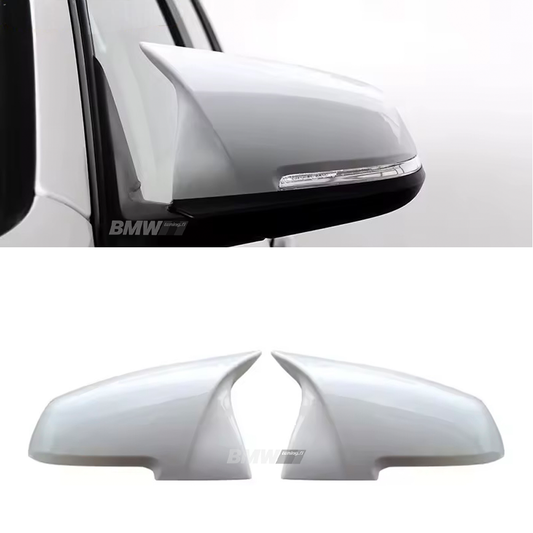 BMW F20/F21, F22/F23 F30 F31, F32 F33, F36, M-Look peilinkuoret kiiltävän valkoiset