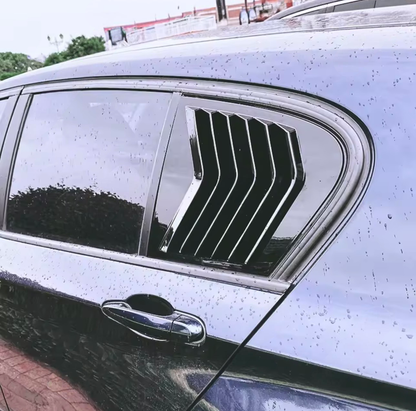 Bmw F20 Side window protectors glossy black