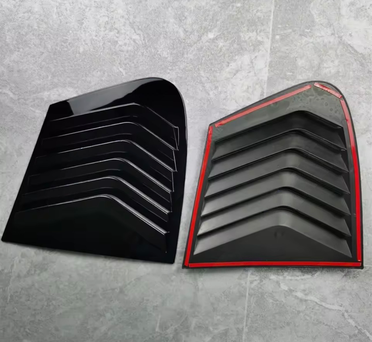 Bmw F20 Side window protectors glossy black