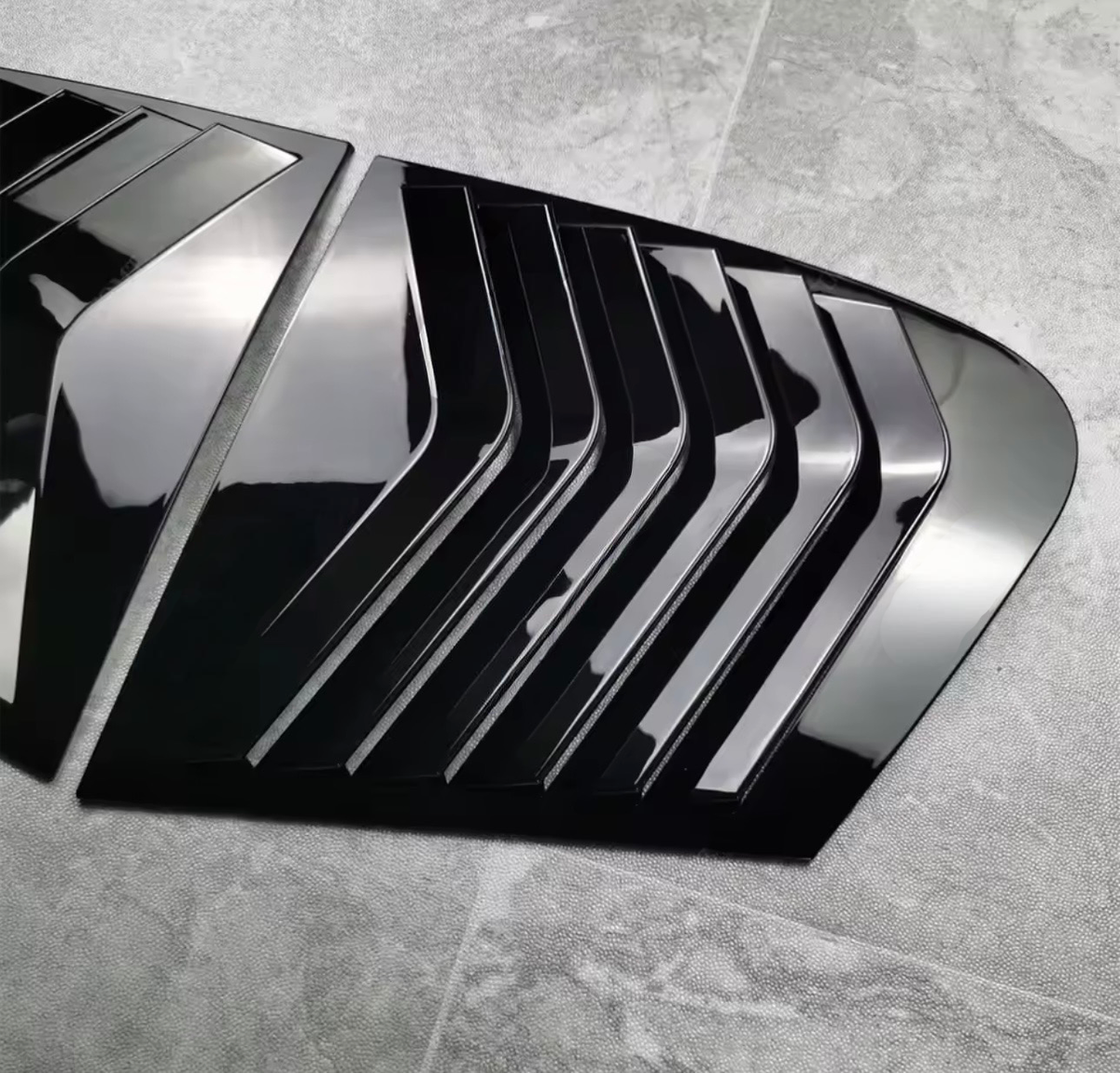 Bmw F20 Side window protectors glossy black