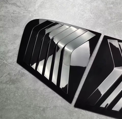 Bmw F20 Side window protectors glossy black