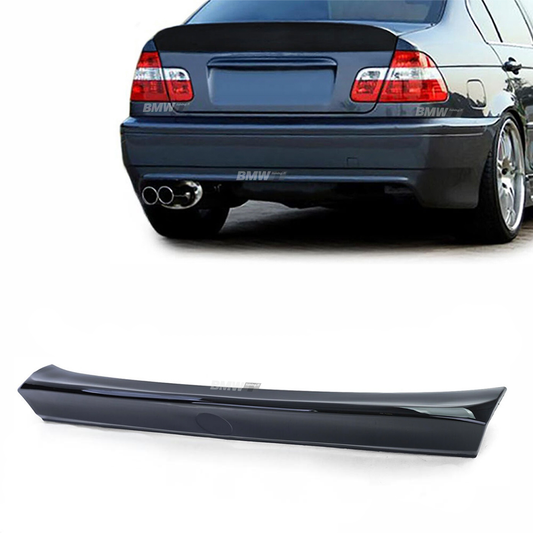 BMW E46 sedan 98-05 CSL look takaspoileri kiiltävän musta