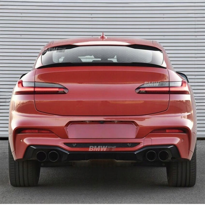 BMW X4 G02 2018-> Kiiltävän musta spoileri