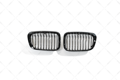 BMW E46, Sedan/Touring 98-01 glossy black kidneys