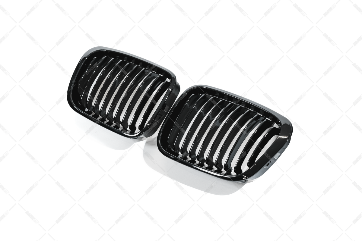 BMW E46, Sedan/Touring 98-01 glossy black kidneys