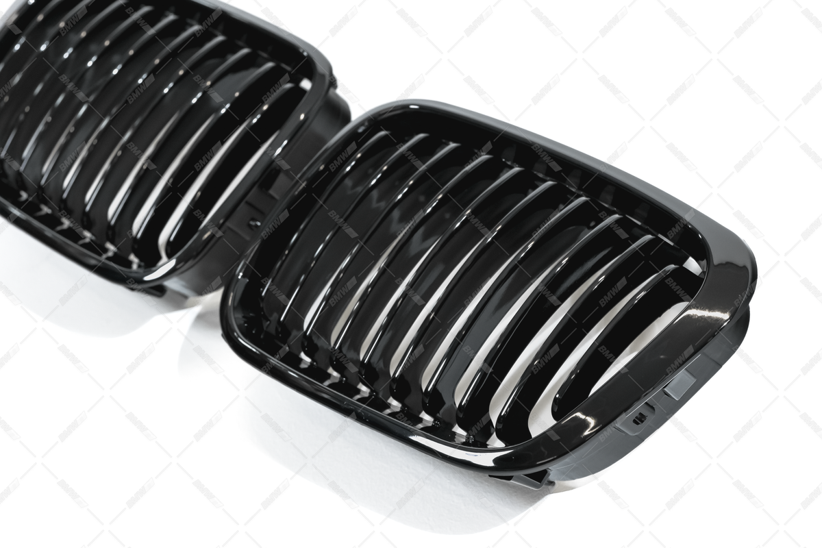 BMW E46, Sedan/Touring 98-01 glossy black kidneys