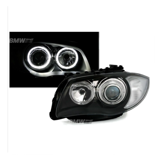 BMW E81 E82 E87 E88 LED Angel Eyes Headlight Set