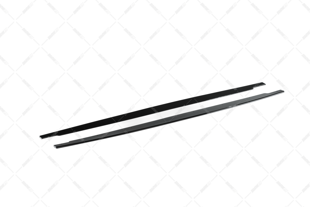 BMW E92 E93, M-Performance skirt inserts glossy black