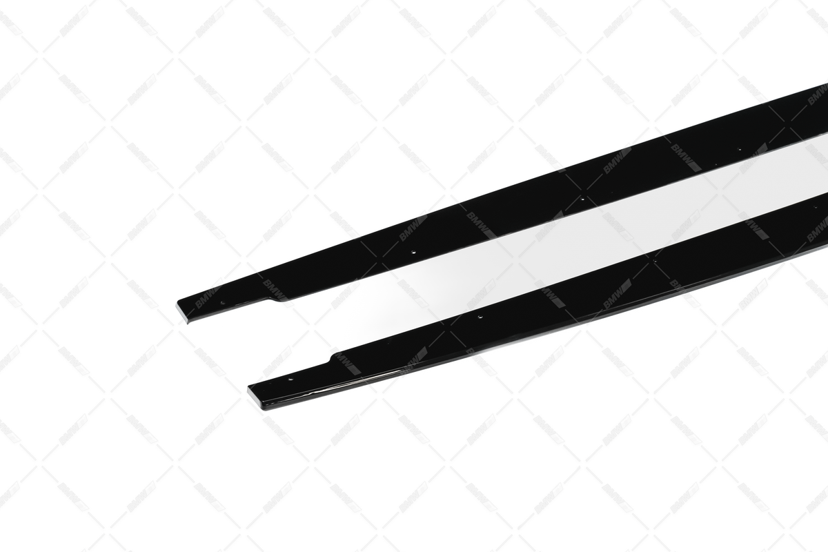 BMW E92 E93, M-Performance skirt inserts glossy black