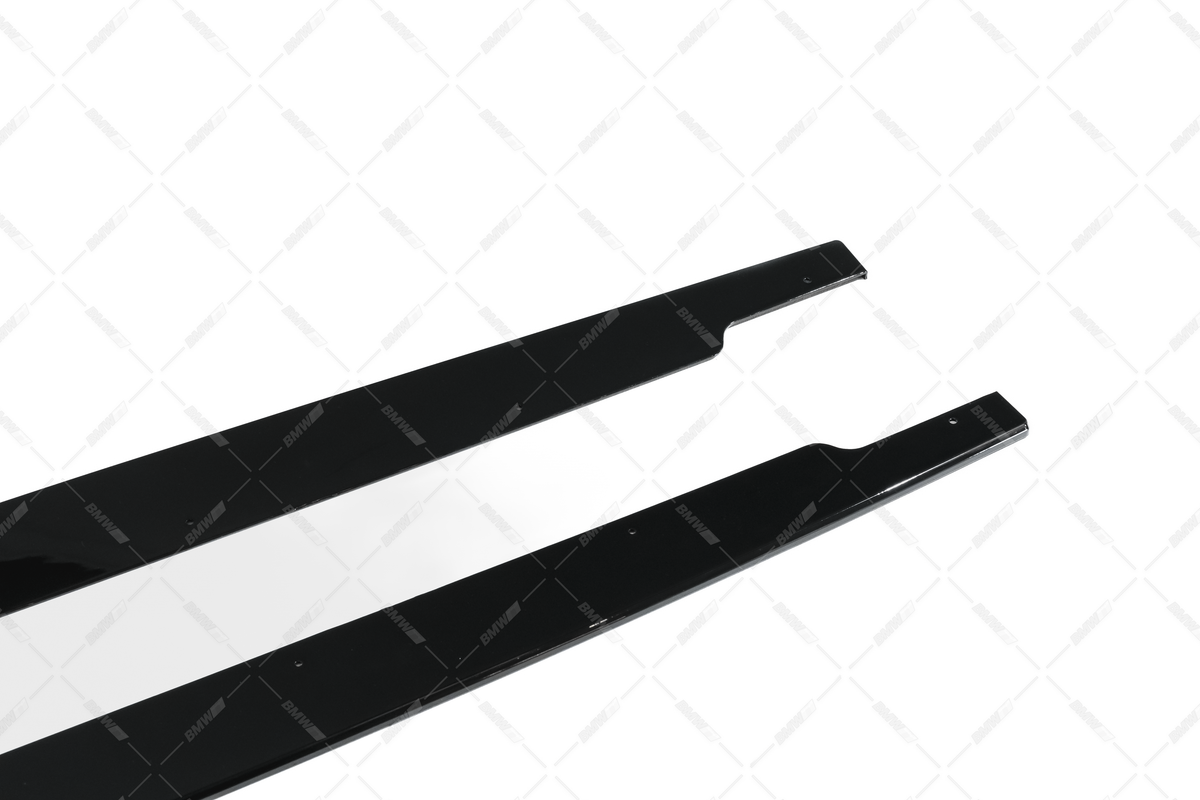 BMW E92 E93, M-Performance skirt inserts glossy black
