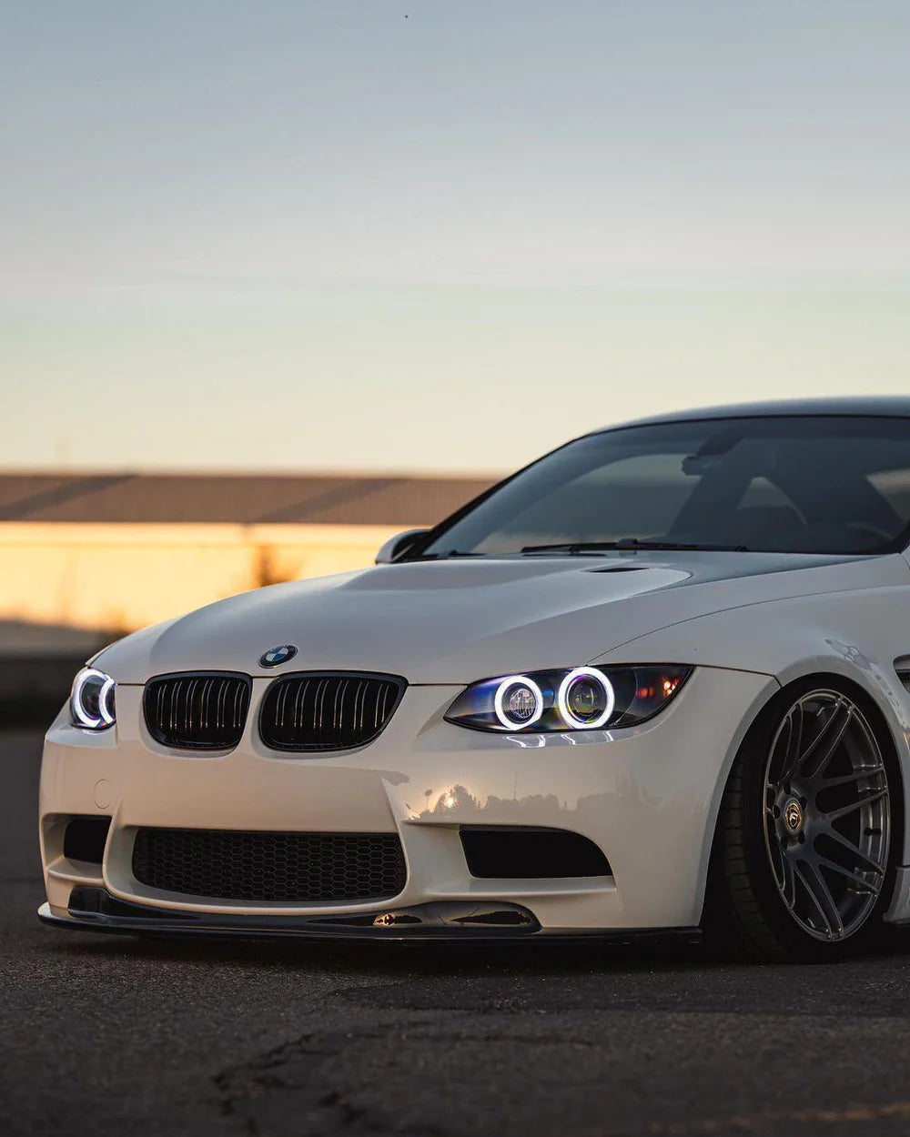 BMW E92 / E93, M-Look glossy black kidneys