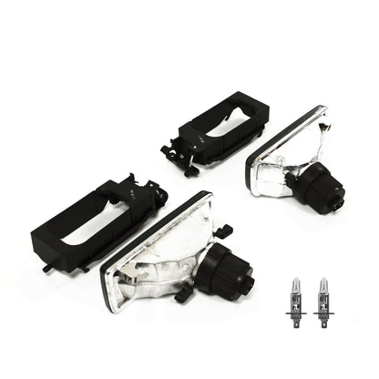 BMW E36 tinted fog lights