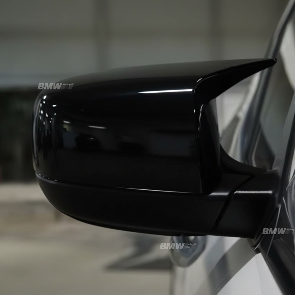 BMW E84 F25 PRE mustat peilinkuoret