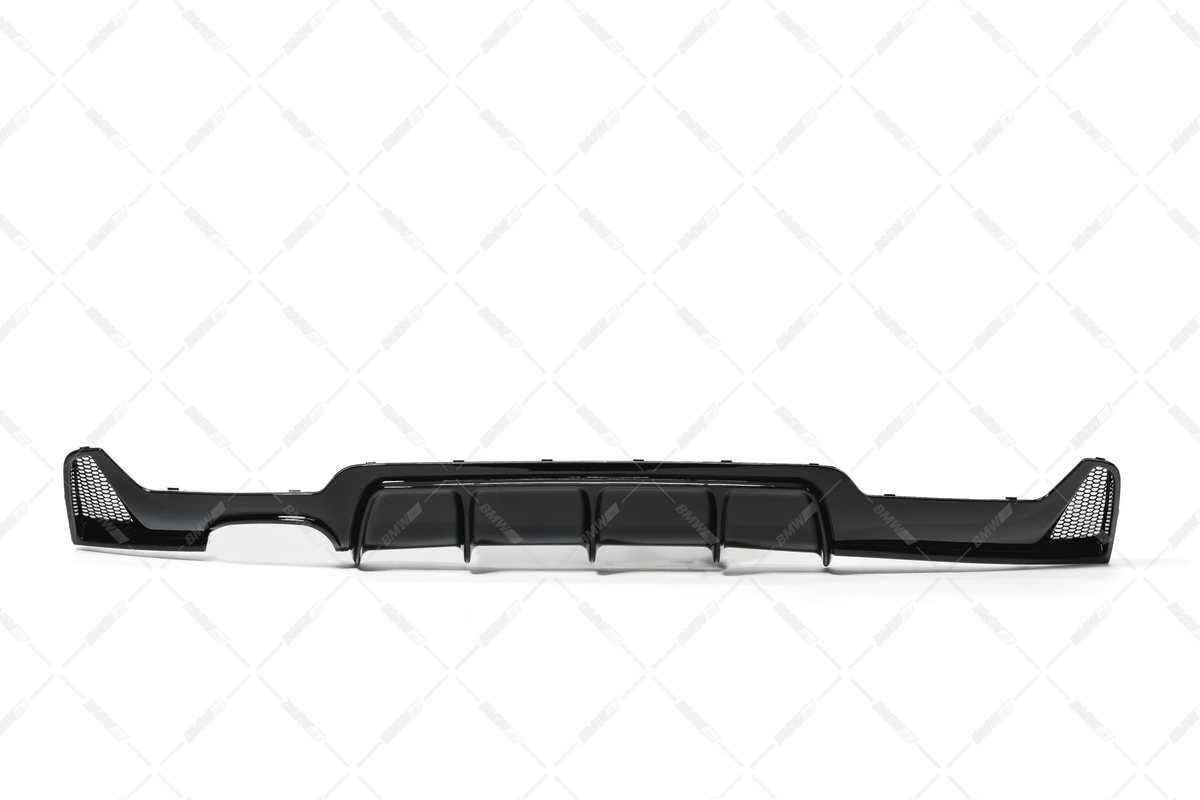 BMW F32 F33 F36, M-Performance kiiltävän musta takapuskurin diffuusori