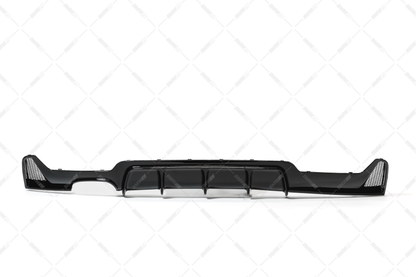 BMW F32 F33 F36, M-Performance kiiltävän musta takapuskurin diffuusori