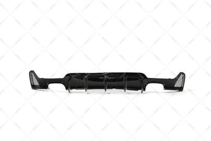 BMW F32 F33 F36, M-Performance kiiltävän musta takapuskurin diffusori